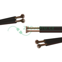 KABEL BCYH 015/BKR 2X0,15 CERNORUDA