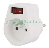 ZASUVKA S VYPINACEM MFS-034 /P0027/