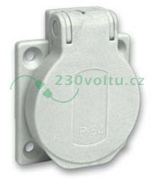 ZASUVKA VEST.230V/16A IP54 PKN51G