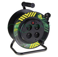 BUBEN 4ZASUVKA 50M 1,5MM PVC PEV.STR