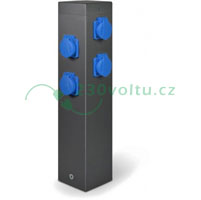 ENERGO SLOUPEK 4X230V IP44 LAK RS-16-4